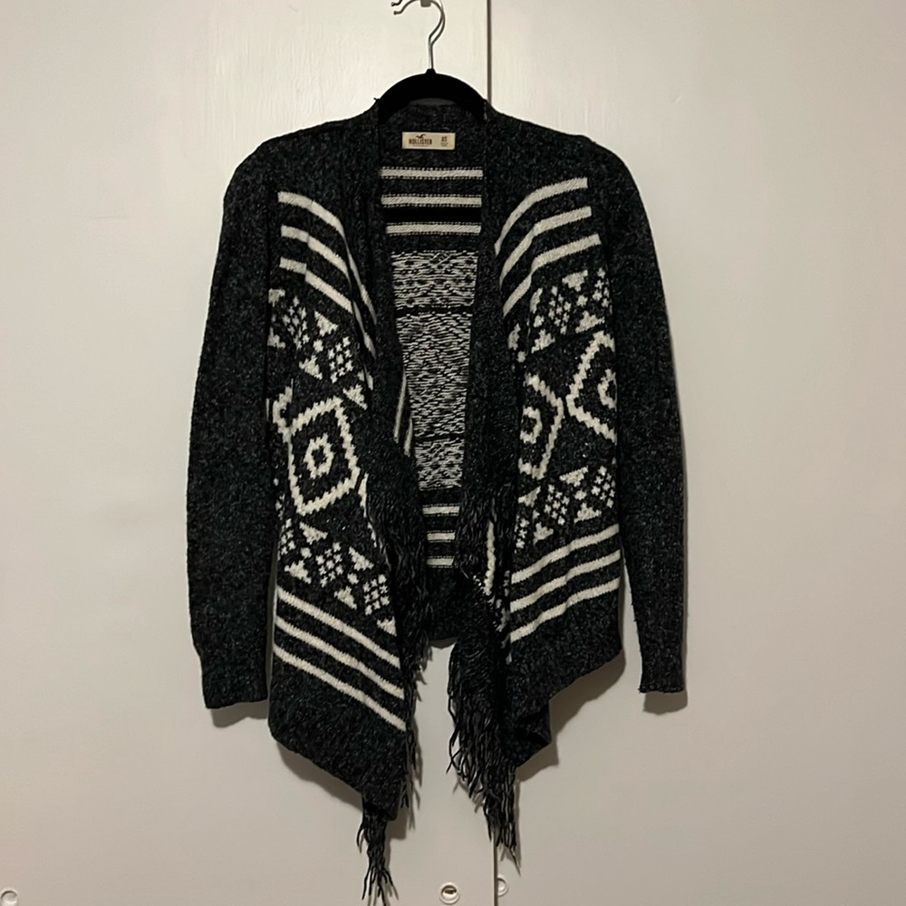 Knit Fringe Hollister Cardigan